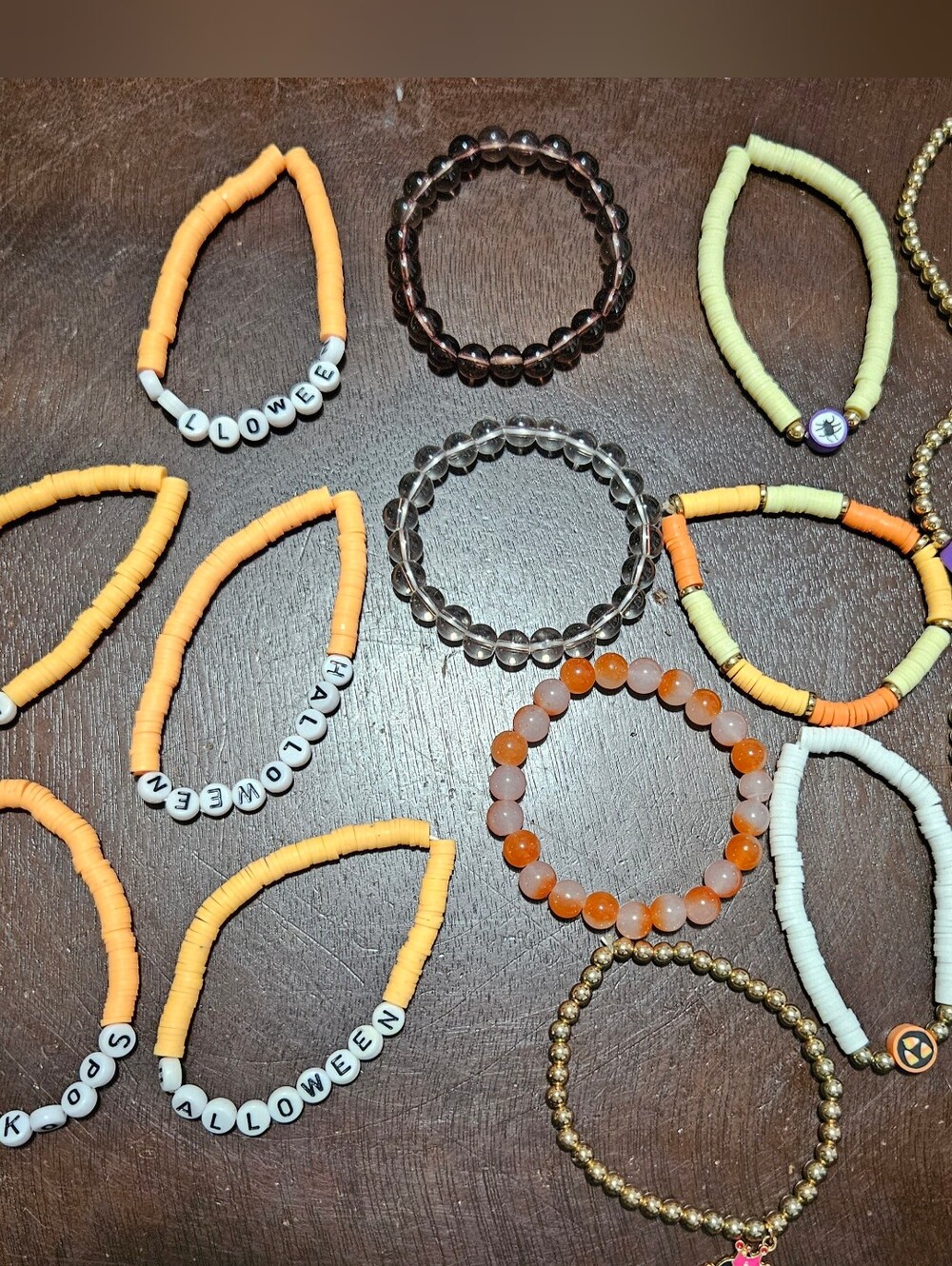 Halloween Beaded Stretch Bracelets (16)